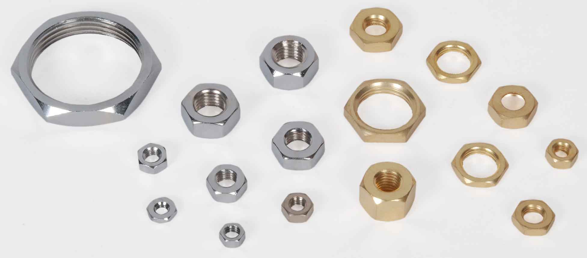 Brass Nuts Manufacturer Supplier Wholesale Exporter Importer Buyer Trader Retailer in Jamnagar Gujarat India